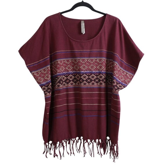 Penningtons Tops - Penningtons Embroidered Poncho Top